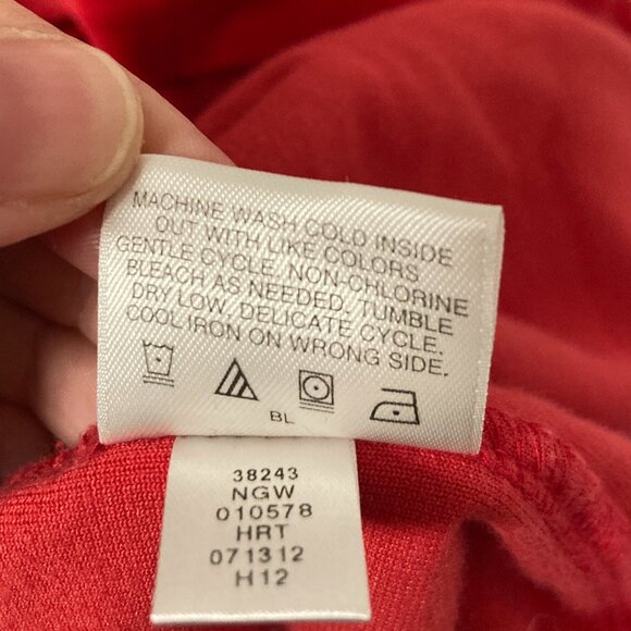 Hanna Andersson Love 2 Twirl Velour Dress Apple Red Size 140 Girls Size 10 - Picture 7 of 7